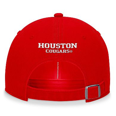 Men's Top of the World Red Houston Cougars Heritage CeeCee Adjustable Hat