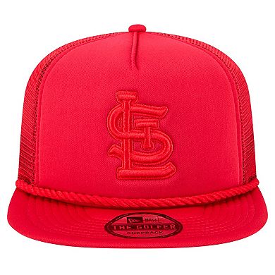 Men's New Era Red St. Louis Cardinals Tone Foam Meshback Golfer Snapback Hat