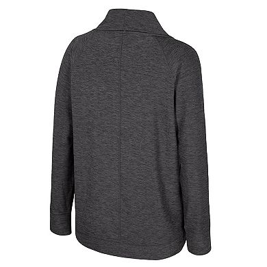 Women's Colosseum Charcoal Appalachian State Mountaineers Dash Cardigan