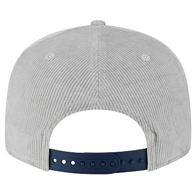 Men's New Era Gray Dallas Cowboys Corduroy Golfer Adjustable Hat