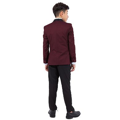 Perry Ellis Boy's 5pc Solid Tuxedo