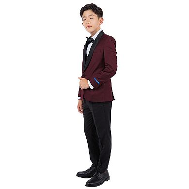 Perry Ellis Boy's 5pc Solid Tuxedo