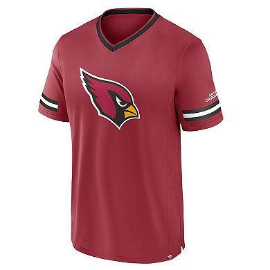Men's Fanatics Cardinal Arizona Cardinals Stripe Stacking T-Shirt