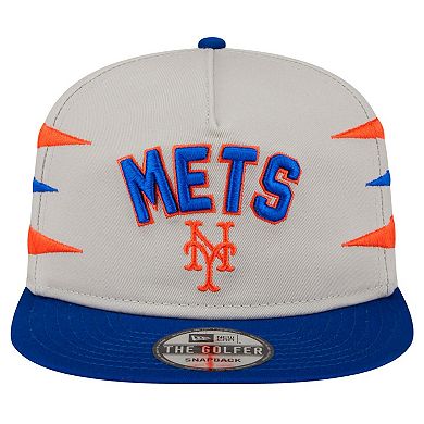 Men's New Era Cream New York Mets Iron Golfer Snapback Hat