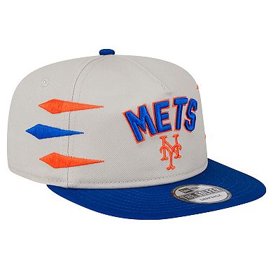 Men's New Era Cream New York Mets Iron Golfer Snapback Hat