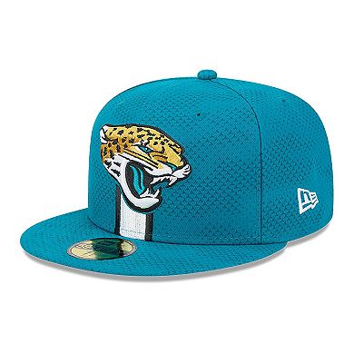 Men's New Era Teal Jacksonville Jaguars 2024 Sideline 59FIFTY Fitted Hat