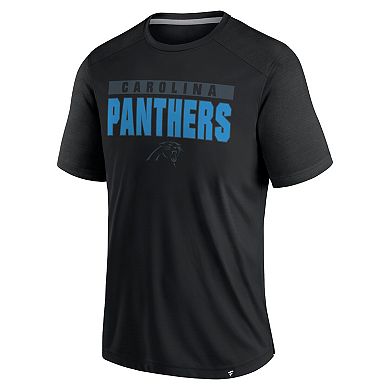 Men's Fanatics Black Carolina Panthers Defender Blackout T-Shirt