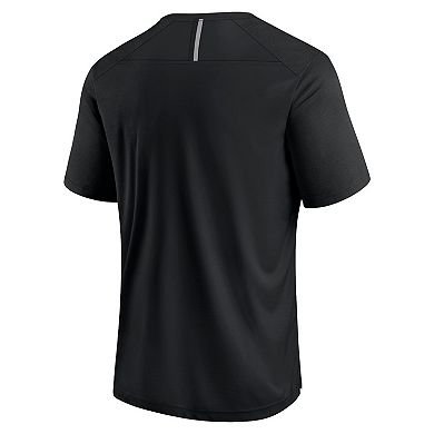Men's Fanatics Black Carolina Panthers Defender Blackout T-Shirt