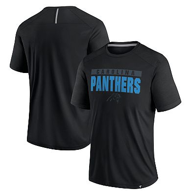Men's Fanatics Black Carolina Panthers Defender Blackout T-Shirt