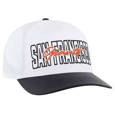 Men's '47 White San Francisco Giants Lineman Hitch Adjustable Hat