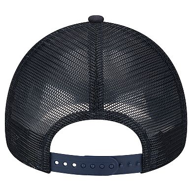 Men's New Era Navy New York Yankees 9FORTY A-Frame Trucker Adjustable Hat