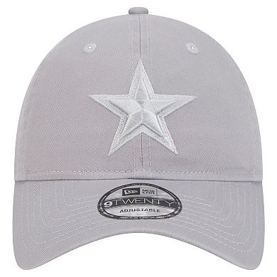 Men's New Era Gray Dallas Cowboys Tonal Color Pack 9TWENTY Adjustable Hat