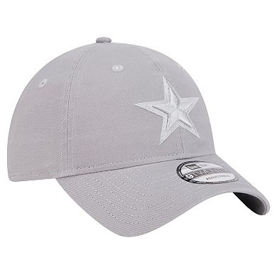 Men's New Era Gray Dallas Cowboys Tonal Color Pack 9TWENTY Adjustable Hat