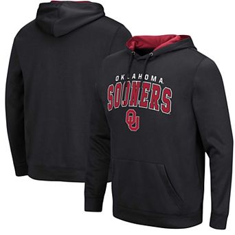 Men's Colosseum Black Oklahoma Sooners Resistance Pullover Hoodie