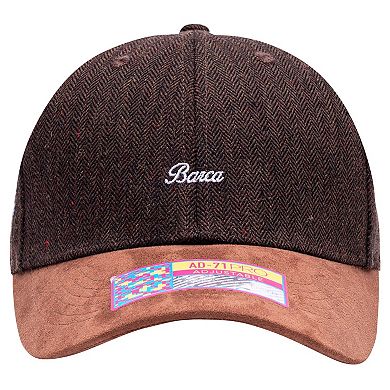 Men's Fan Ink Brown/Tan Barcelona Noble Adjustable Hat