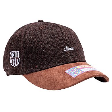 Men's Fan Ink Brown/Tan Barcelona Noble Adjustable Hat