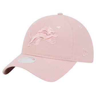 Women's New Era Light Pink Detroit Lions Main 9TWENTY Adjustable Hat