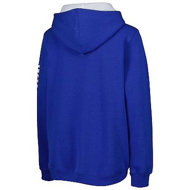 Youth Colosseum Royal Kentucky Wildcats 2-Hit Pullover Hoodie