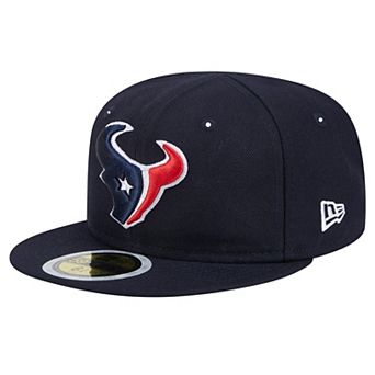 Youth New Era Navy Houston Texans Main 59FIFTY Fitted Hat