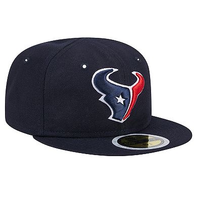 Youth New Era Navy Houston Texans Main 59FIFTY Fitted Hat