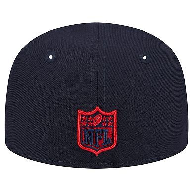 Youth New Era Navy Houston Texans Main 59FIFTY Fitted Hat