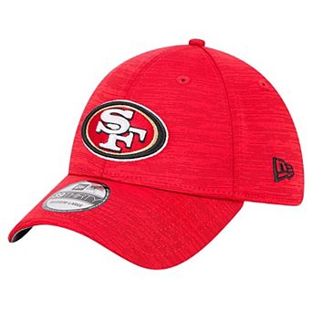 Men's New Era Scarlet San Francisco 49ers Active Tech 39THIRTY Flex Hat