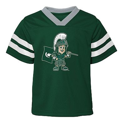 Preschool Green Michigan State Spartans Two-Piece Red Zone Jersey & Pants Set