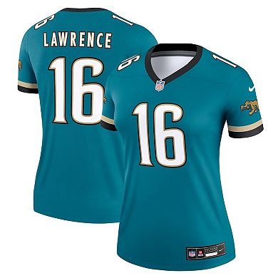 Women's Nike Trevor Lawrence Prowler Throwback Teal Jacksonville ...