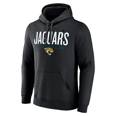 Men's Fanatics Black Jacksonville Jaguars Pylon Outline Pullover Hoodie