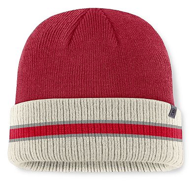 Men's Top of the World Crimson Washington State Cougars Silas Cuffed Knit Hat
