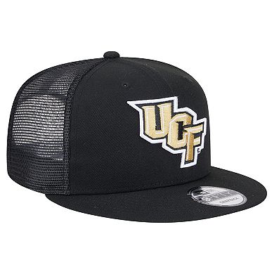 Men's New Era Black UCF Knights Trucker 9FIFTY Snapback Hat