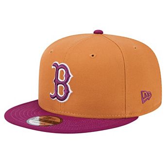 Men's New Era Brown Boston Red Sox Color Pack Two Tone 9FIFTY Snapback Hat
