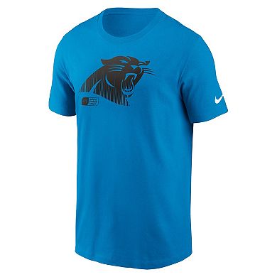 Men's Nike Blue Carolina Panthers Faded Essential T-Shirt