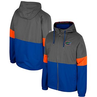 Men's Colosseum Charcoal Florida Gators Miles Full-Zip Jacket