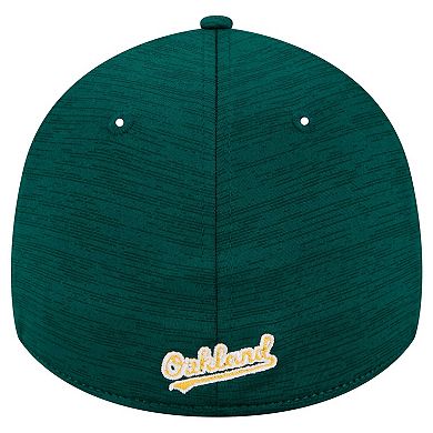 Men's New Era Green Oakland Athletics Tech 39THIRTY Flex Hat