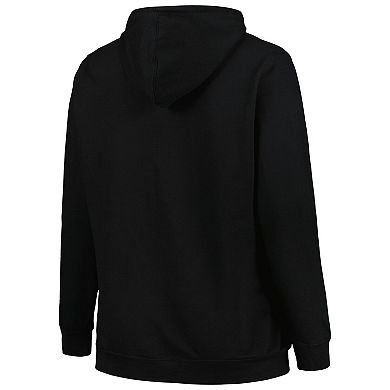 Women's Champion Black Tennessee Volunteers Plus Size Heart & Soul Notch Neck Pullover