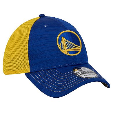 Men's New Era Royal Golden State Warriors Active Tech Neo Flex 39THIRTY Flex Hat