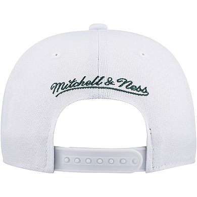Youth Mitchell & Ness White Detroit Red Wings After Shock Snapback Hat