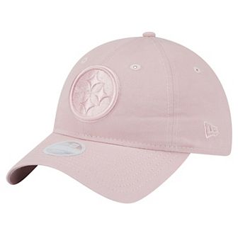Women's New Era Light Pink Pittsburgh Steelers Main 9TWENTY Adjustable Hat