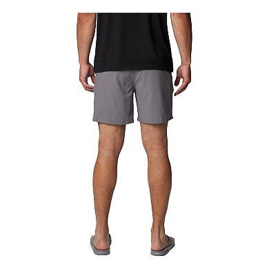 Men's Columbia Gray Texas Longhorns PFG Terminal Roamer Omni-Shade Stretch Shorts