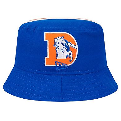 Men's New Era Royal Denver Broncos Helmet Bucket Hat