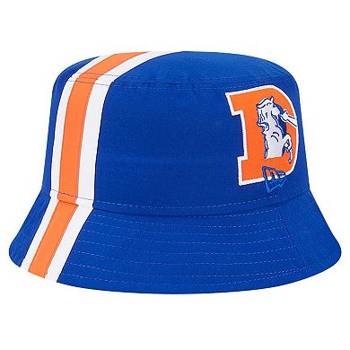 Men's New Era Royal Denver Broncos Helmet Bucket Hat