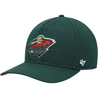 Men's '47 Green Minnesota Wild Primary Hitch Snapback Hat
