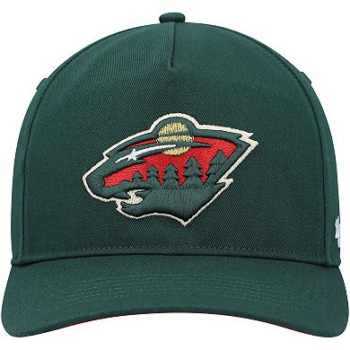 Men's '47 Green Minnesota Wild Primary Hitch Snapback Hat
