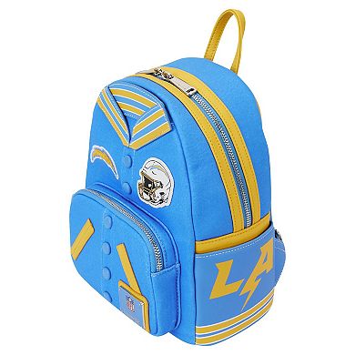 Loungefly Los Angeles Chargers Varsity Mini Backpack