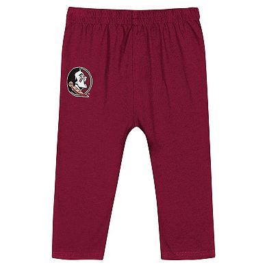 Infant Garnet Florida State Seminoles Double Up Long Sleeve Bodysuit & Pant Set