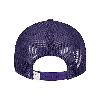Men's New Era Purple LSU Tigers Trucker 9FIFTY Snapback Hat