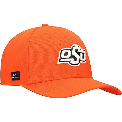 Men's Nike Orange Oklahoma State Cowboys 2024 Sideline Rise Swoosh Flex Hat