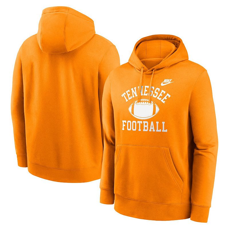Men's Nike Tennessee Orange Tennessee Volunteers Legacy Football Icon Club Fleece Pullover Hoodie, Size: Small