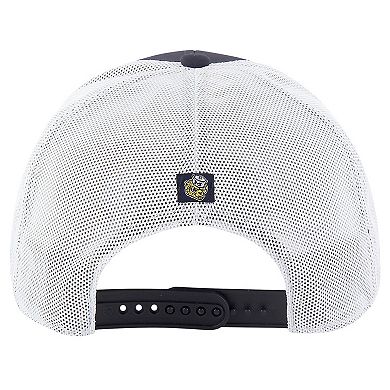 Men's '47 Navy Michigan Wolverines Downburst Trucker Adjustable Hat